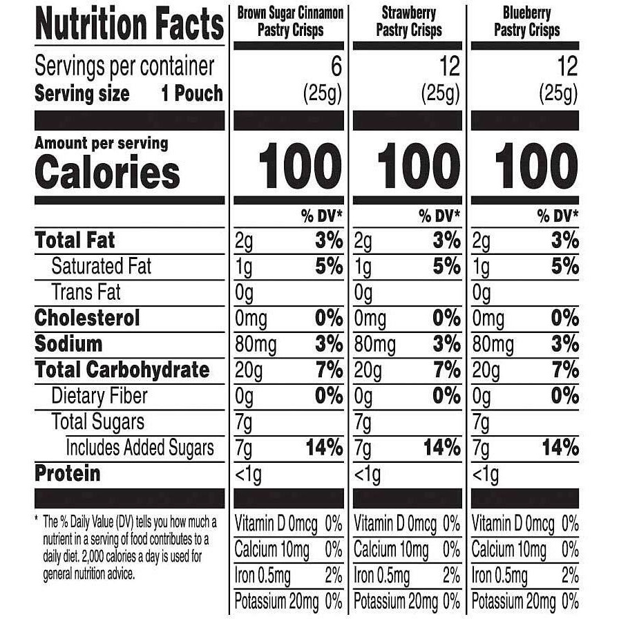 Kellogg's Special K Pastry Crisp 2 Pastry Crispper Pouch 30/0.88 Oz Net Wt 26.4 Oz,, ()