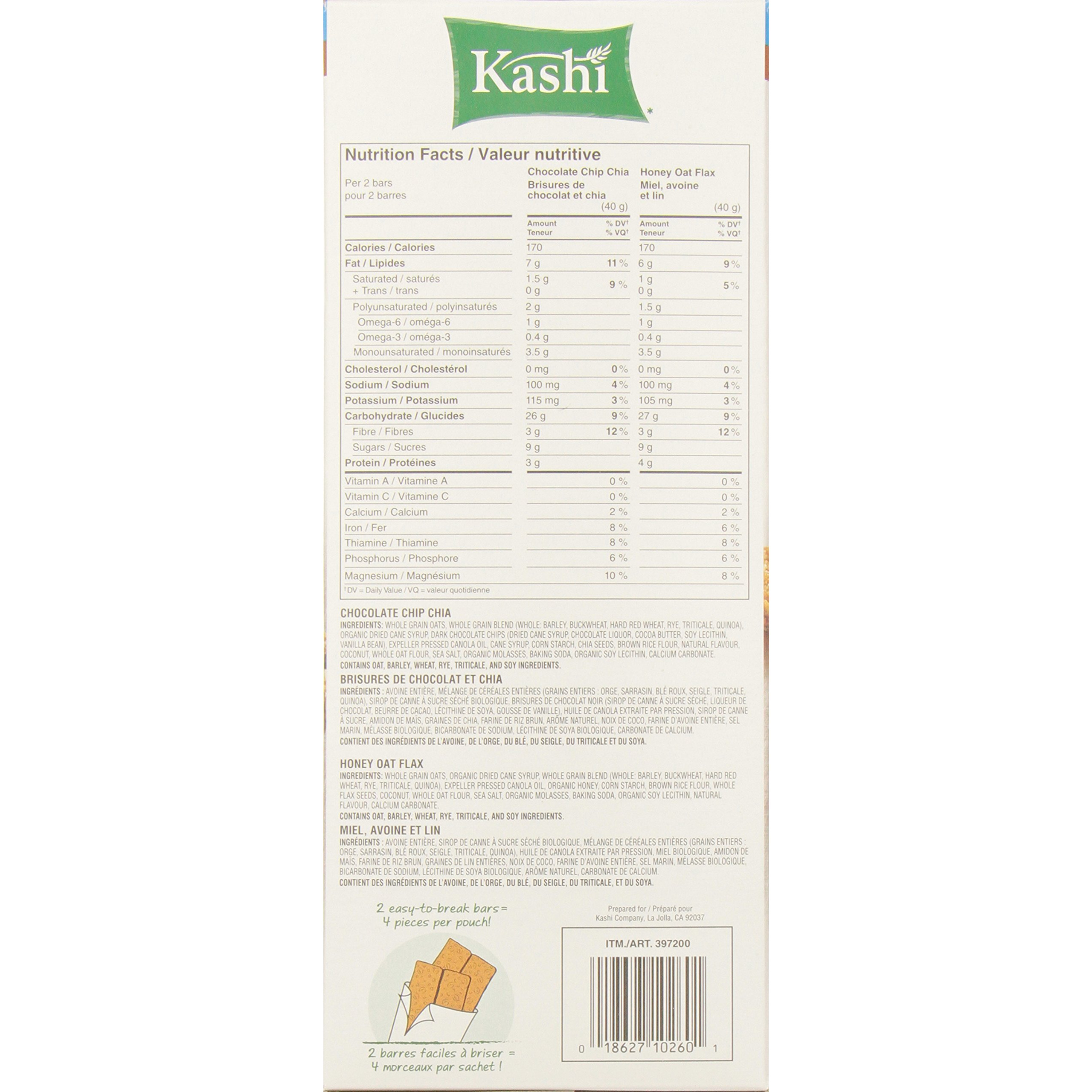Kashi Seven Grain With Quinoa Bars, 40 Count
