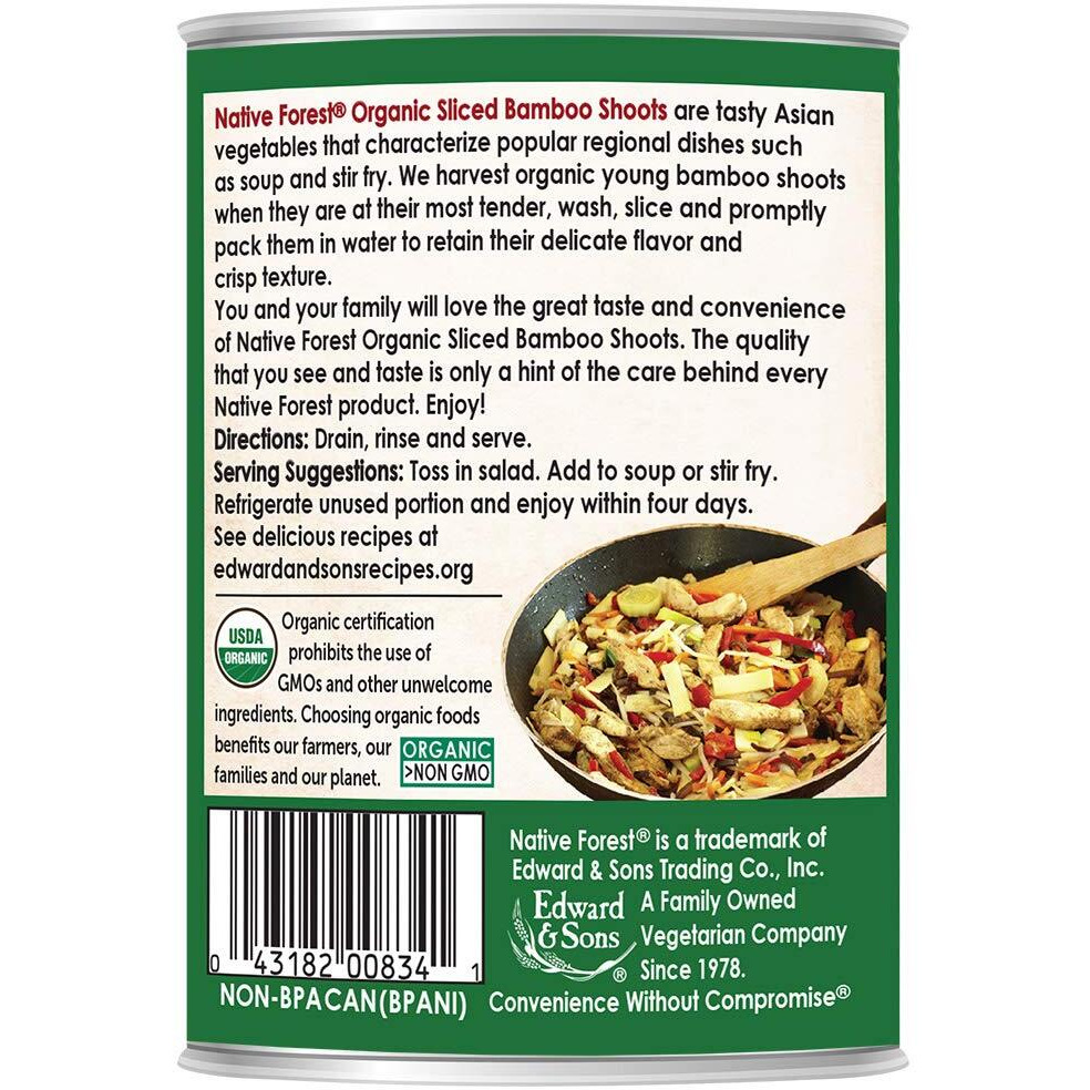 Native Forest Organic Sliced Bamboo Shoots, 14 Ounce Cans (Pack Of 6)