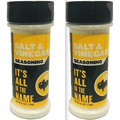 Buffalo Wild Wings Barbecue Sauces, Spices, Seasonings And Rubs For Meat, Ribs, Rib, Chicken, Pork, Steak, Wings, Turkey, Barbecue, Smoker, Crock-Pot, Oven (Salt & Vinegar, (2) Pack)