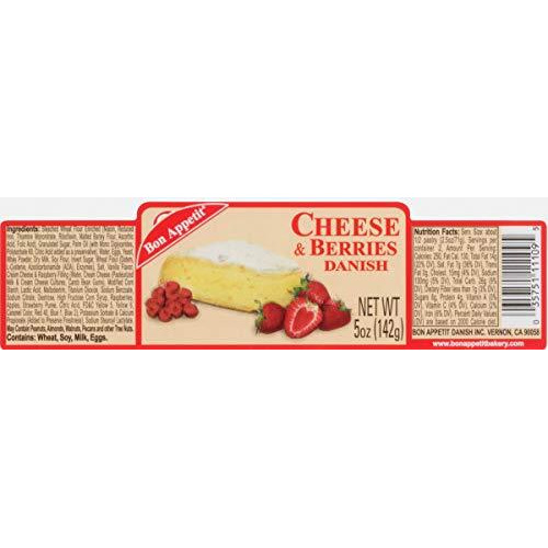 Bon Appetit Cheese & Berry Danish, 5 Ounce (Pack Of 8)