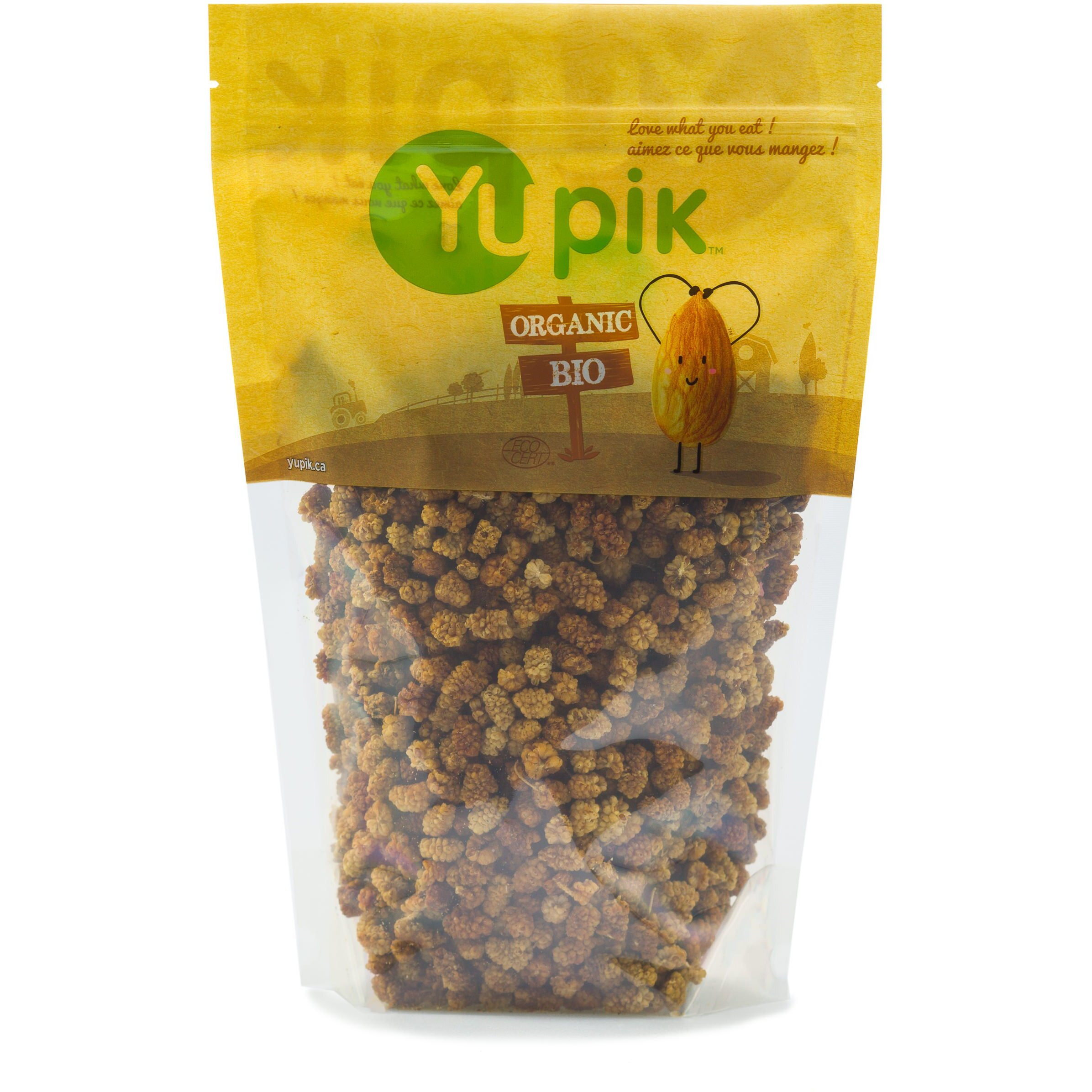 Yupik Organic Dried Mulberries, 2.2 Lb, Dried Fruit, Non-Gmo, Vegan, Gluten-Free, No Added Sugar, Oil-Free, Healthy Snacks, Ideal For Baking & Topping