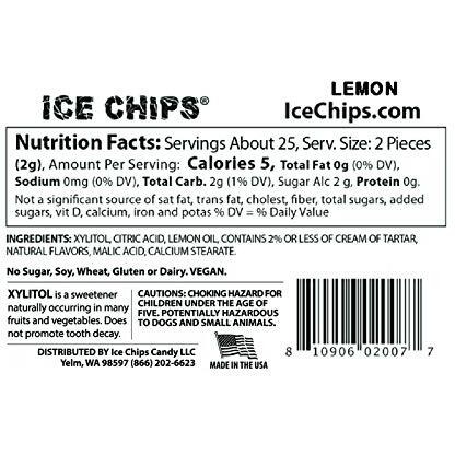Ice Chips Xylitol Candy 6 Tins (Fruity Pack) Low Carb, Gluten Free - Includes Ice Chips Band As Shown