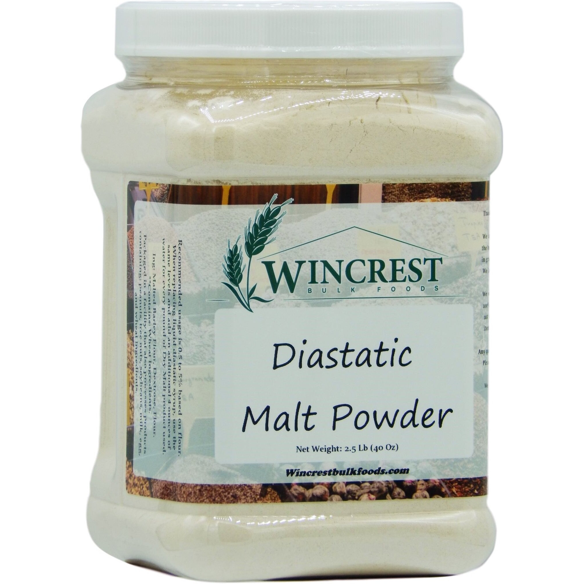 Diastatic Dry Malt Powder - 2.5 Lb Tub