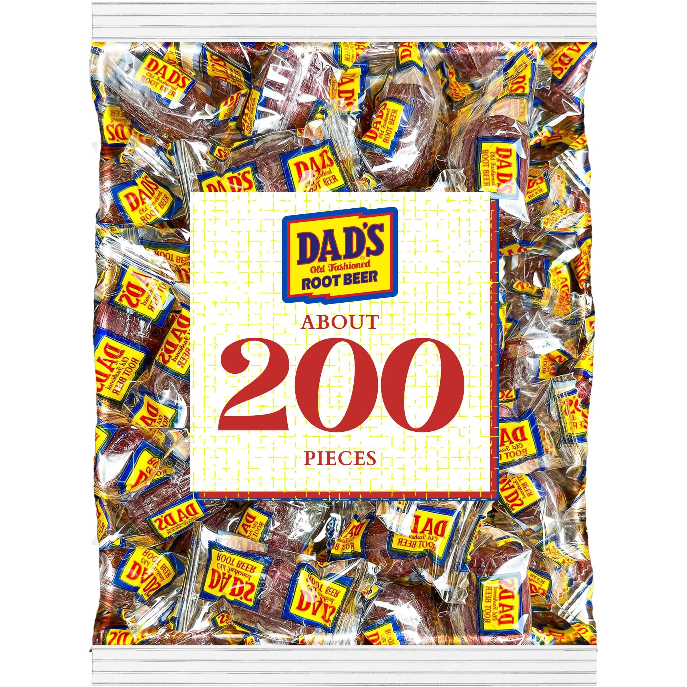 Root Beer Barrels Hard Candy 4 Pound Dad's Root Beer Candy Barrels Hard Candy - Old Fashioned Hard Candy By Washburn - Rootbeer Barrels Individually Wrapped Bulk Candy