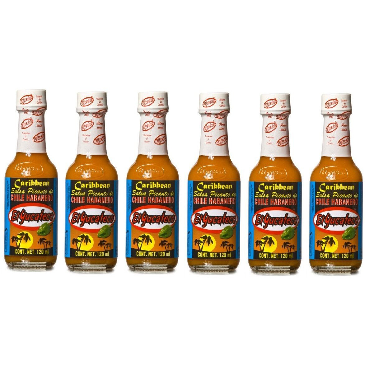 El Yucateco Sauce Hot Habanero Caribb