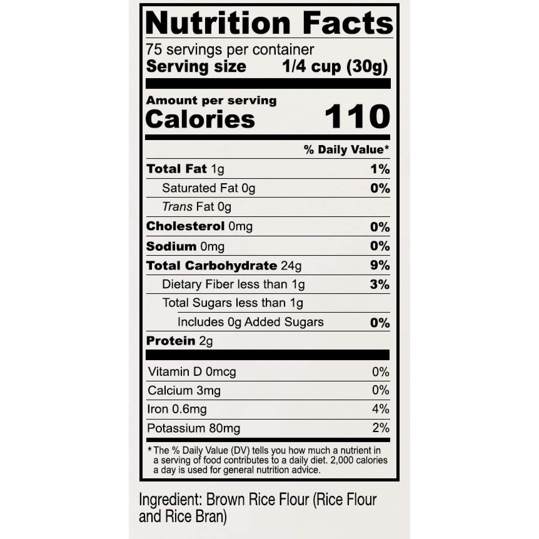 Anthony's Brown Rice Flour, 5 Lb, Gluten Free, Non Gmo, Product Of Usa, Vegan