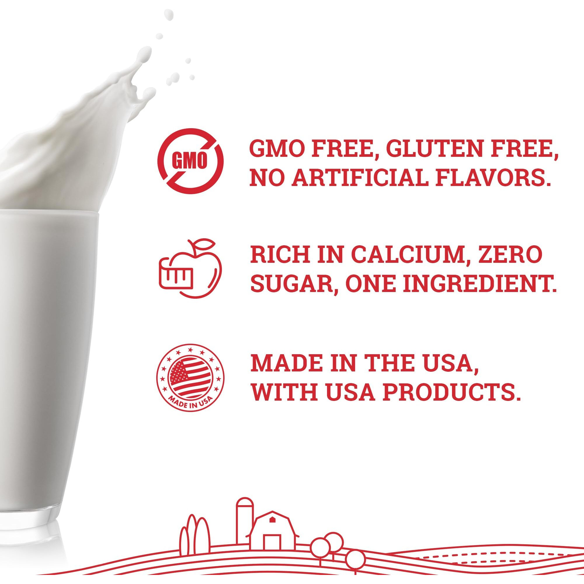 Hoosier Hill Farm Whole Milk Powder, 25Lb Bulk (Pack Of 1)