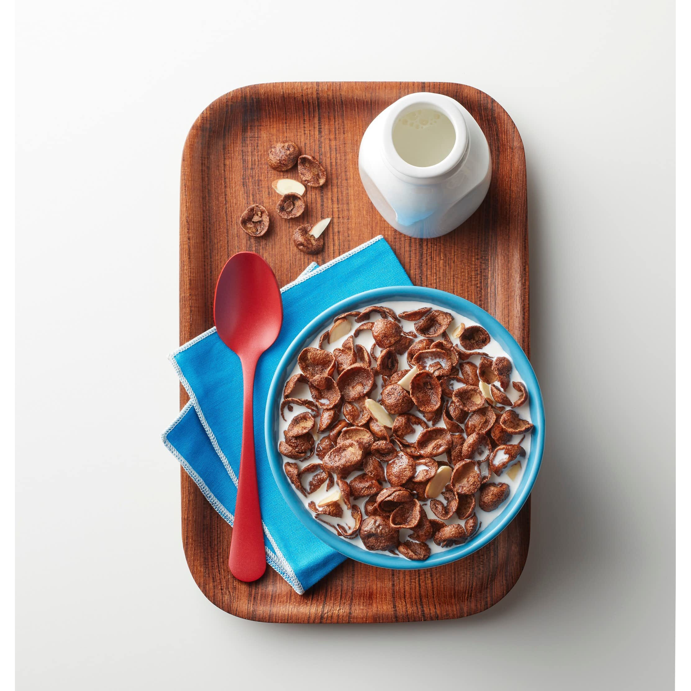 Post Premier Protein Chocolate Almond Cereal, Chocolatey Protein Cereal Flakes With Sliced Almonds, Contains 20G Of Protein Per Serving, 30 Oz Box
