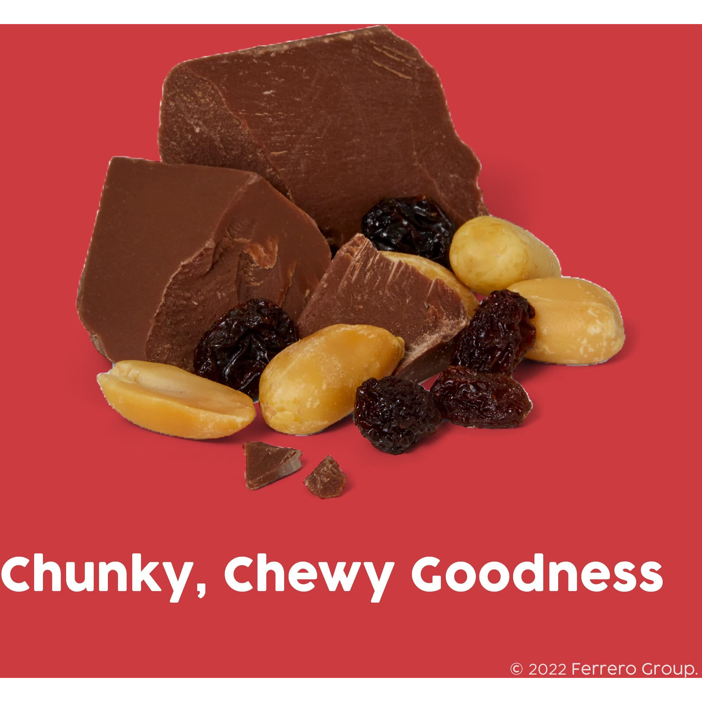 Chunky, Milk Chocolate With Peanuts And Raisins, Individually Wrapped Candy Bar, Share Pack 2.5.Oz Each, Bulk 24 Pack
