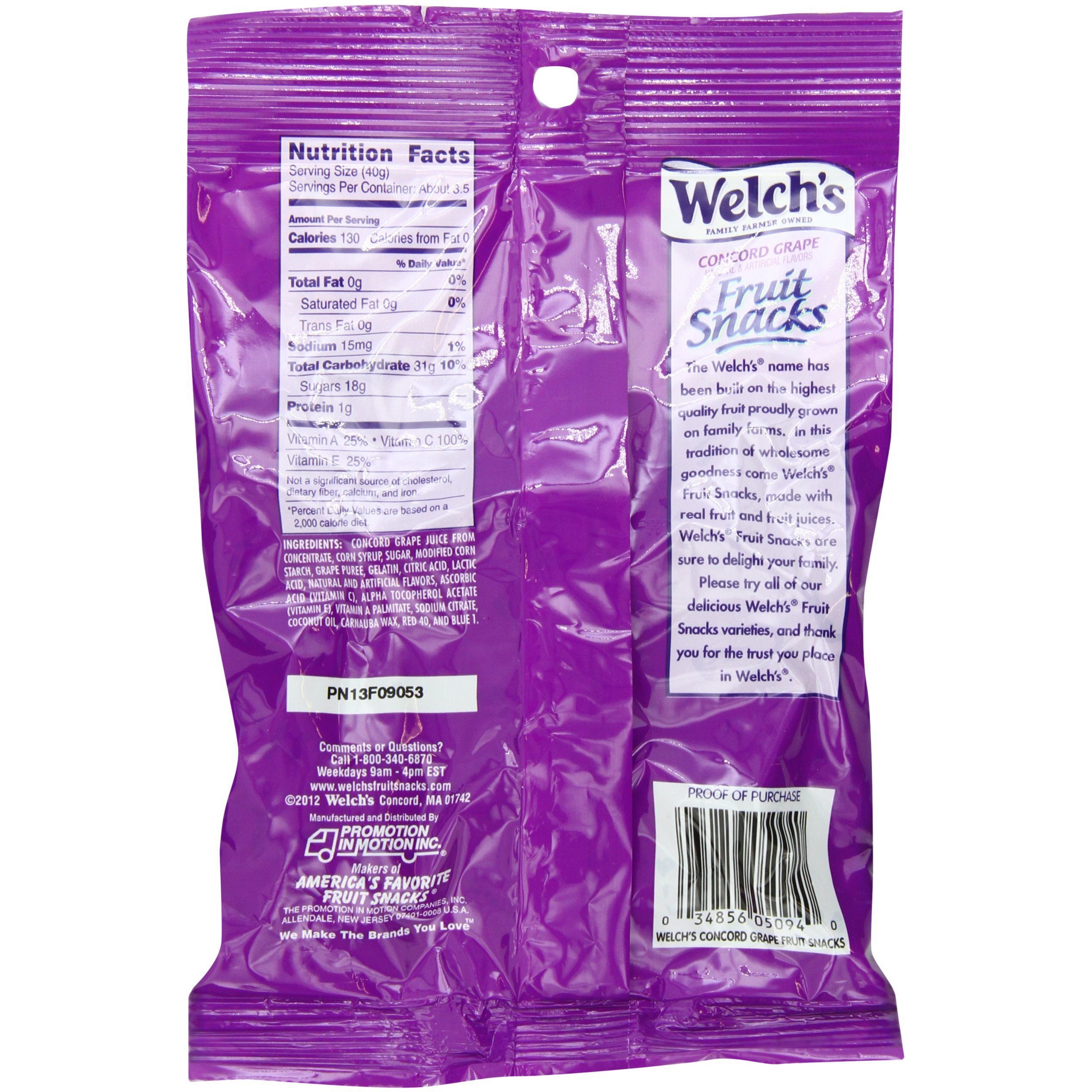Welchs Grape Fruit Snacks, 5-Ounce (Pack Of 12)