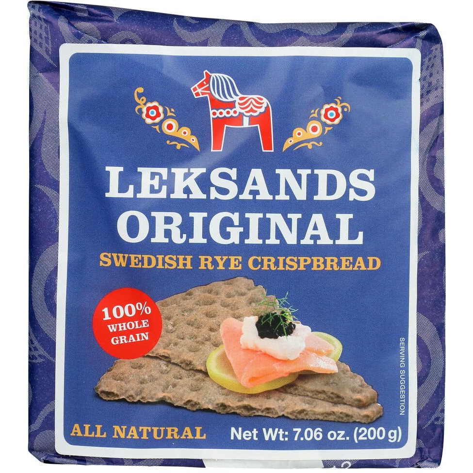 Leksands Original Triangle Crispbread 7.05 Oz Each (3 Items Per Order)