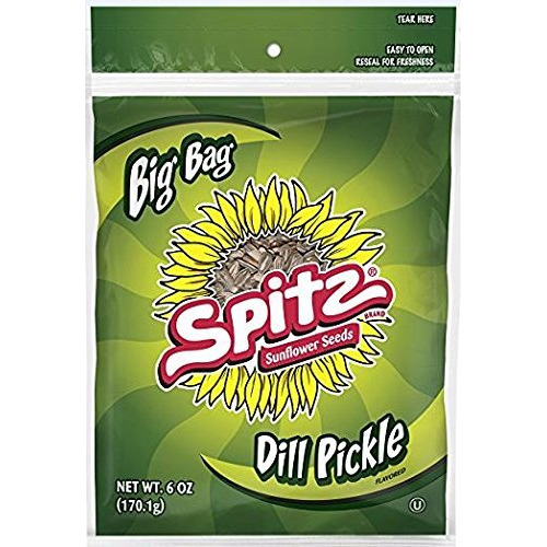 Spitz Dill Pickle Sunflower Seeds, 6 - Ounce (Pack Of 9)