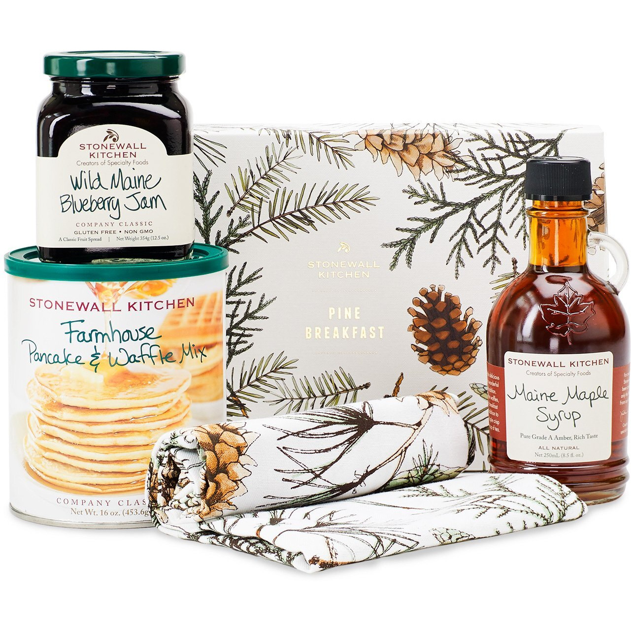 Pine Breakfast Collection - 4 Piece Gift Set