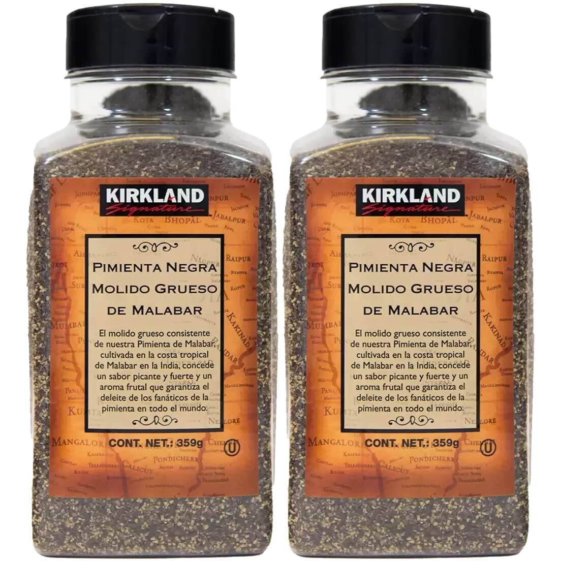 Kirkland Signature Coarse Black Pepper (2 Bottle)