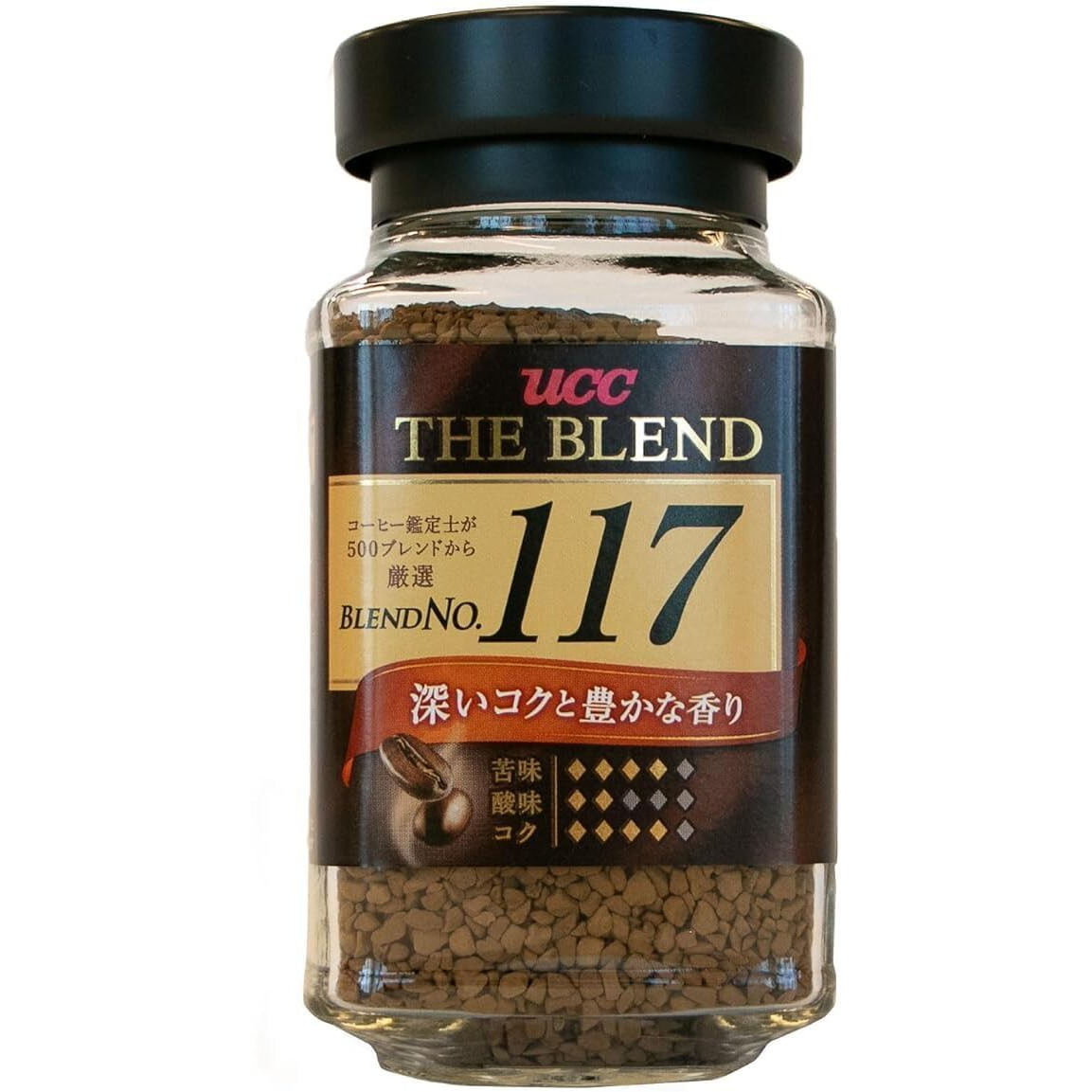 Ucc The Blend 117 Instant Coffee, Instant Black Coffee, Rich Flavor, Imported From Japan, 3.17 Oz (90 G), Pack Of 2