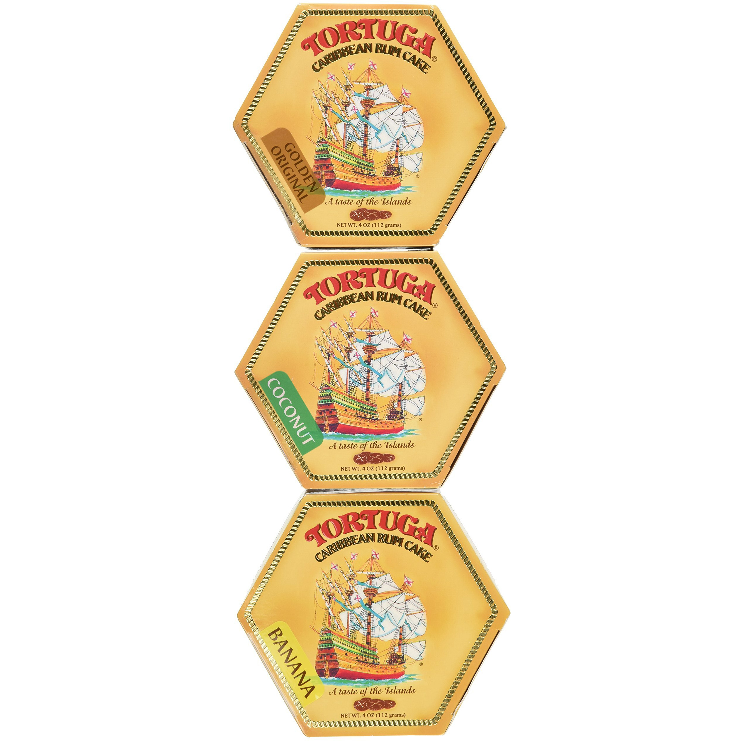 Tortuga Caribbean Rum Cake Assortment - 3 Rum Cakes
