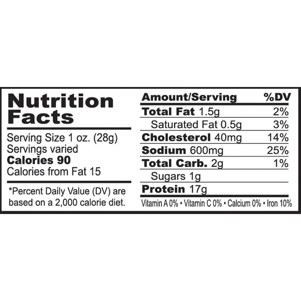 Buffalo Bills Original Western Cut Big Slab Beef Jerky (15 Beef Jerky Slabs Per Bag)