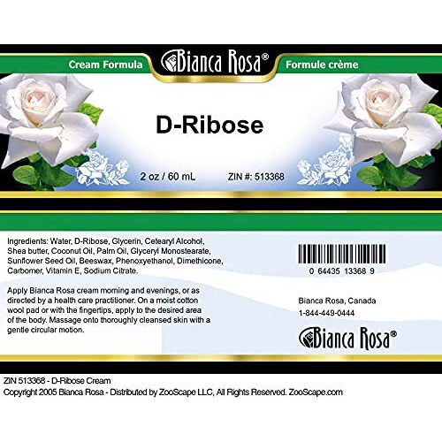Bianca Rosa D-Ribose Cream (2 Oz, Zin 513368) - 2 Pack