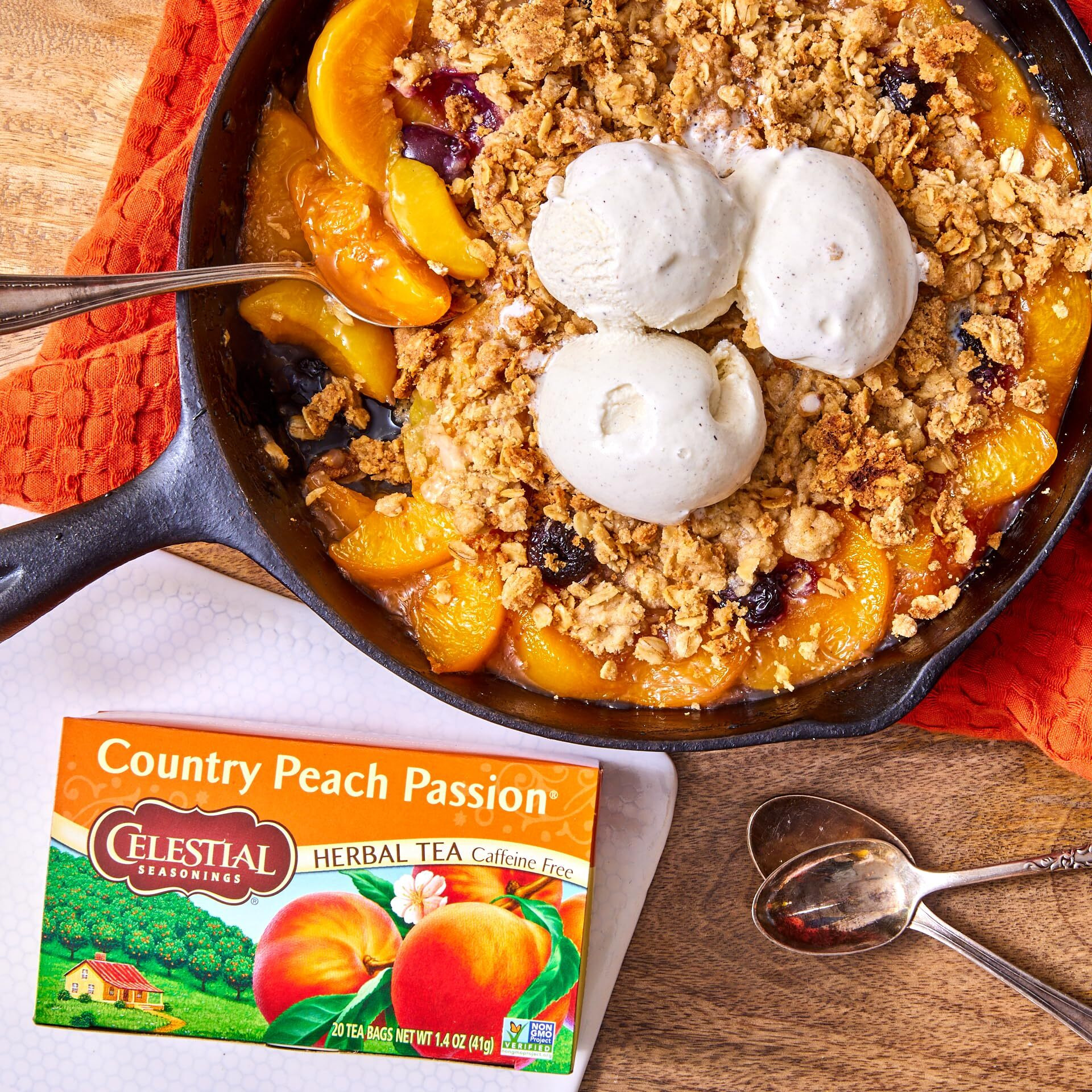 Celestial Seasonings Herbal Tea Variety Pack, Bengal Spice, Sleepytime, Honey Vanilla Chamomile, Country Peach Passion, Peppermint & Chamomile, Caffeine Free, 20 Tea Bags (Pack Of 6)