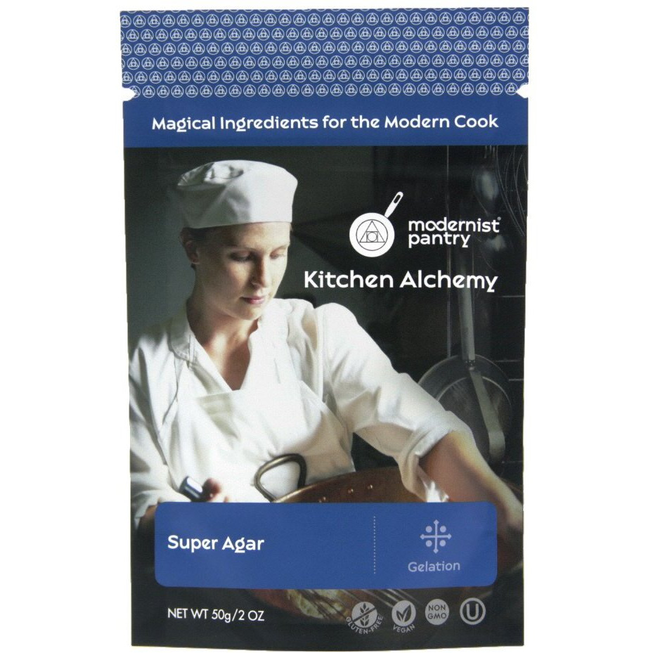 Pure Super Agar Powder - High Gel Strength Gracilaria Algae  Non-Gmo Vegan Ou Kosher Certified 50G/2Oz