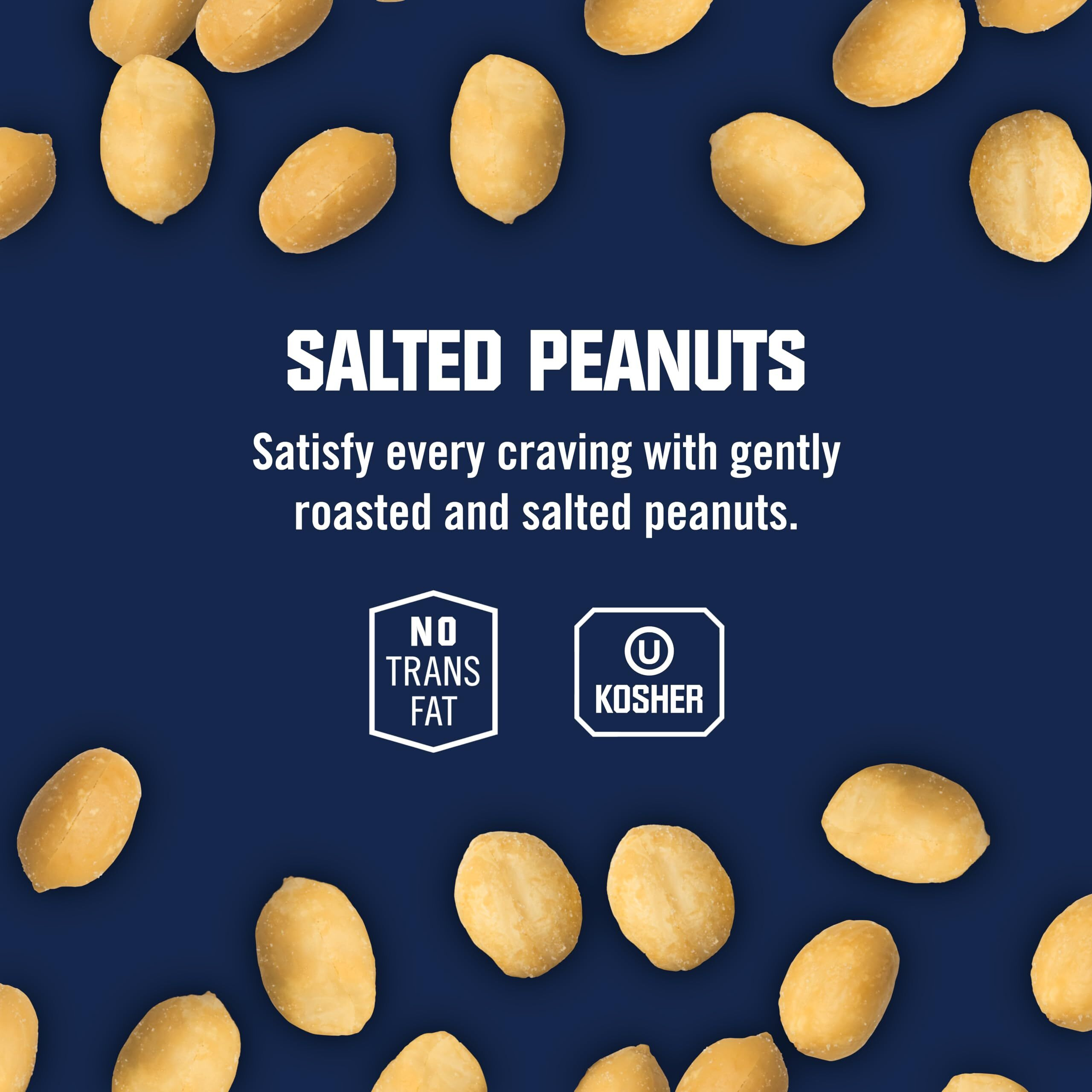 Kars Nuts Roasted & Salted Peanut Snacks, 2 Oz Individual Snack Packs - Bulk Pack Of 72, Gluten-Free Snacks