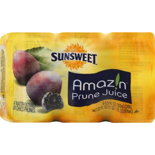 Sunsweet Prune Juice - 6Pk/5.5 Fl Oz Cans (Pack Of 2)