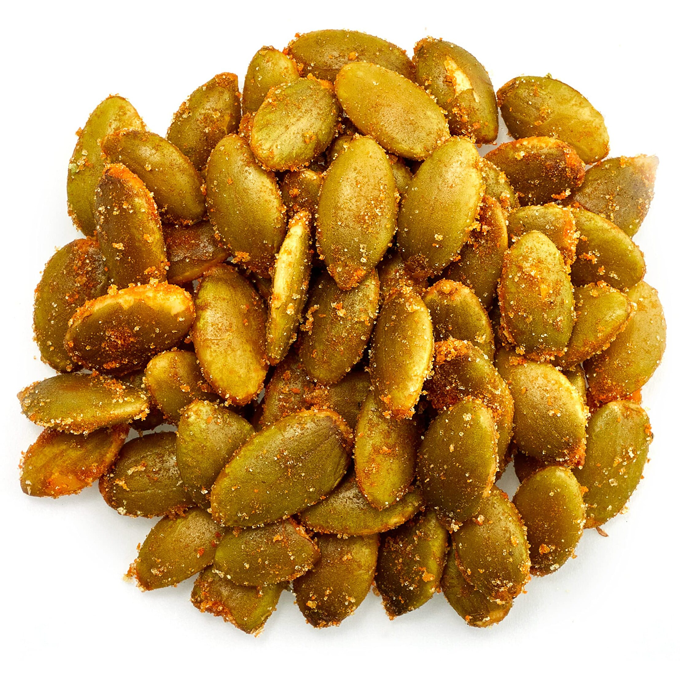 Yupik Spicy Buffalo Pumpkin Seeds, 1 Lb, Kosher, Gmo-Free, Roasted Seeds, Spicy Seasoning, Source Of Fibre & Protein, Savory Snack, Ideal For Bbq & Game Night