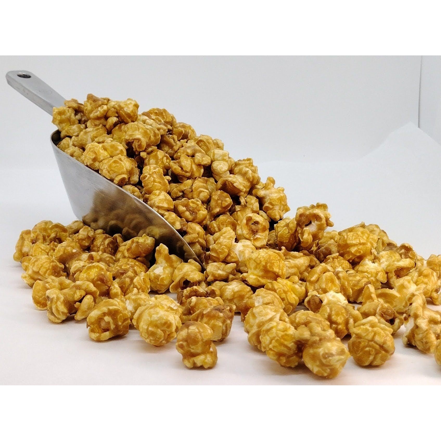 Ren  Es Caramel Crunch Gourmet Popcorn - Rich Brown Sugar, Wisconsin Butter- An Indulgent, Crispy, Sweet Popped Fresh, Handmade Delightful Snack Or Gift - 1.1 Gallon Plastic Bucket Tin.