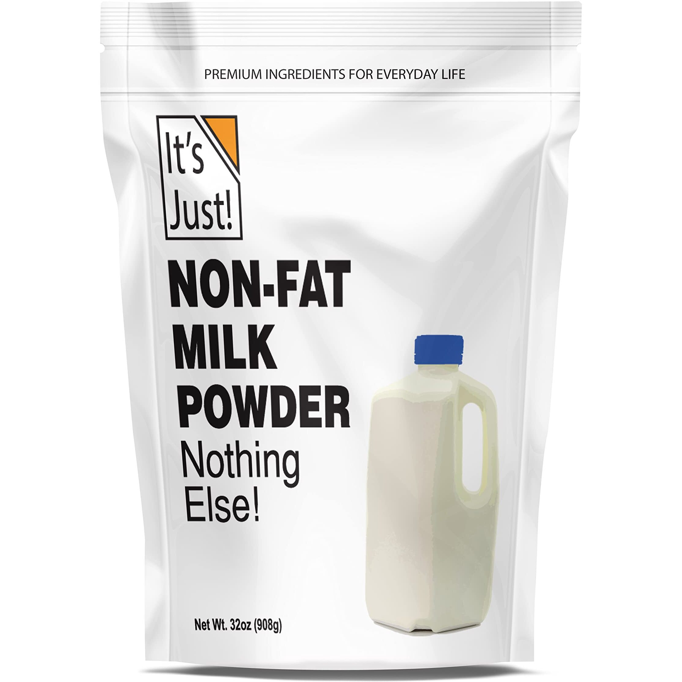 It's Just - Non-Fat Milk Powder, Dehydrated Dried Milk, Just Add Water, 32Oz