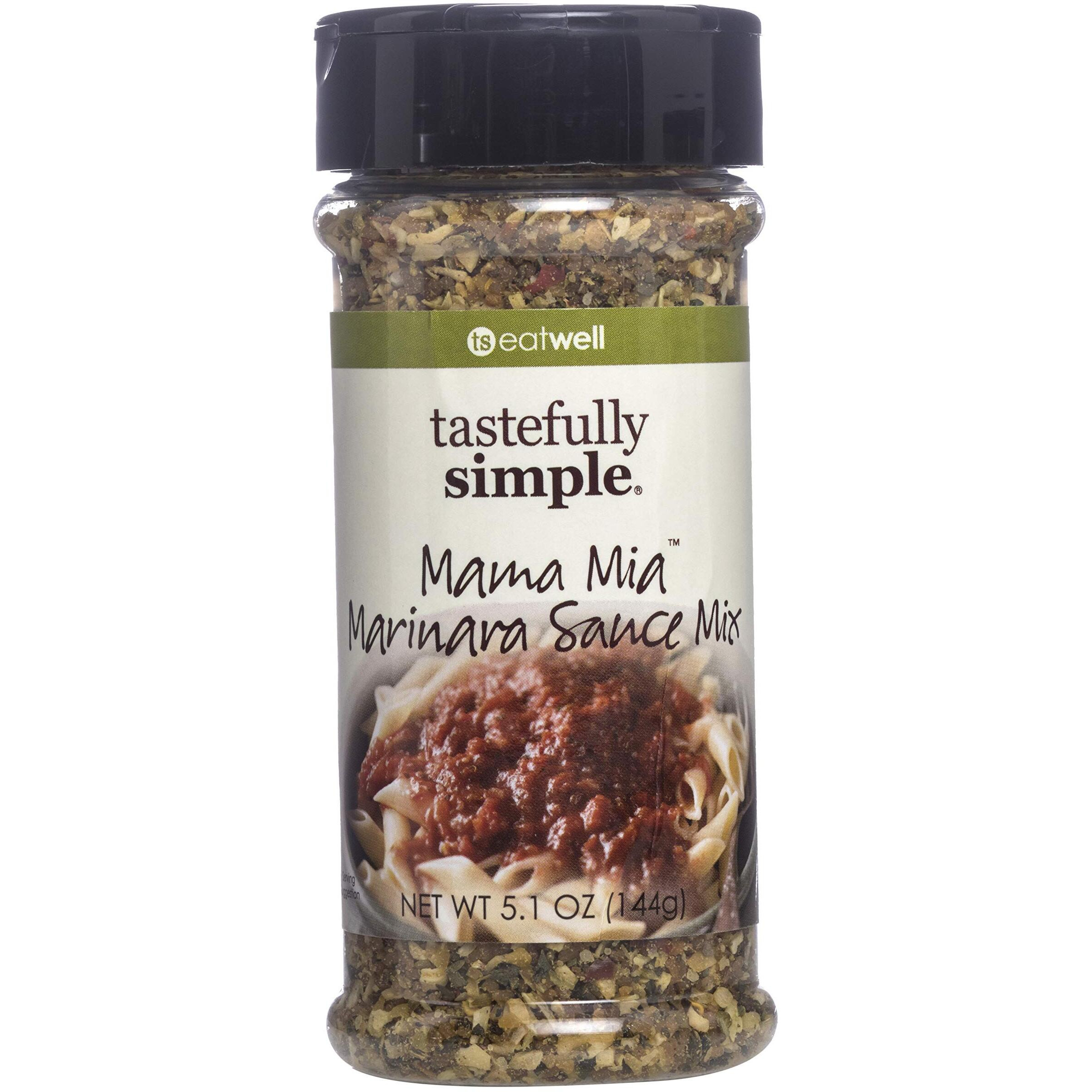 Tastefully Simple Mama Mia Marinara Sauce Mix, 5.1 Ounce