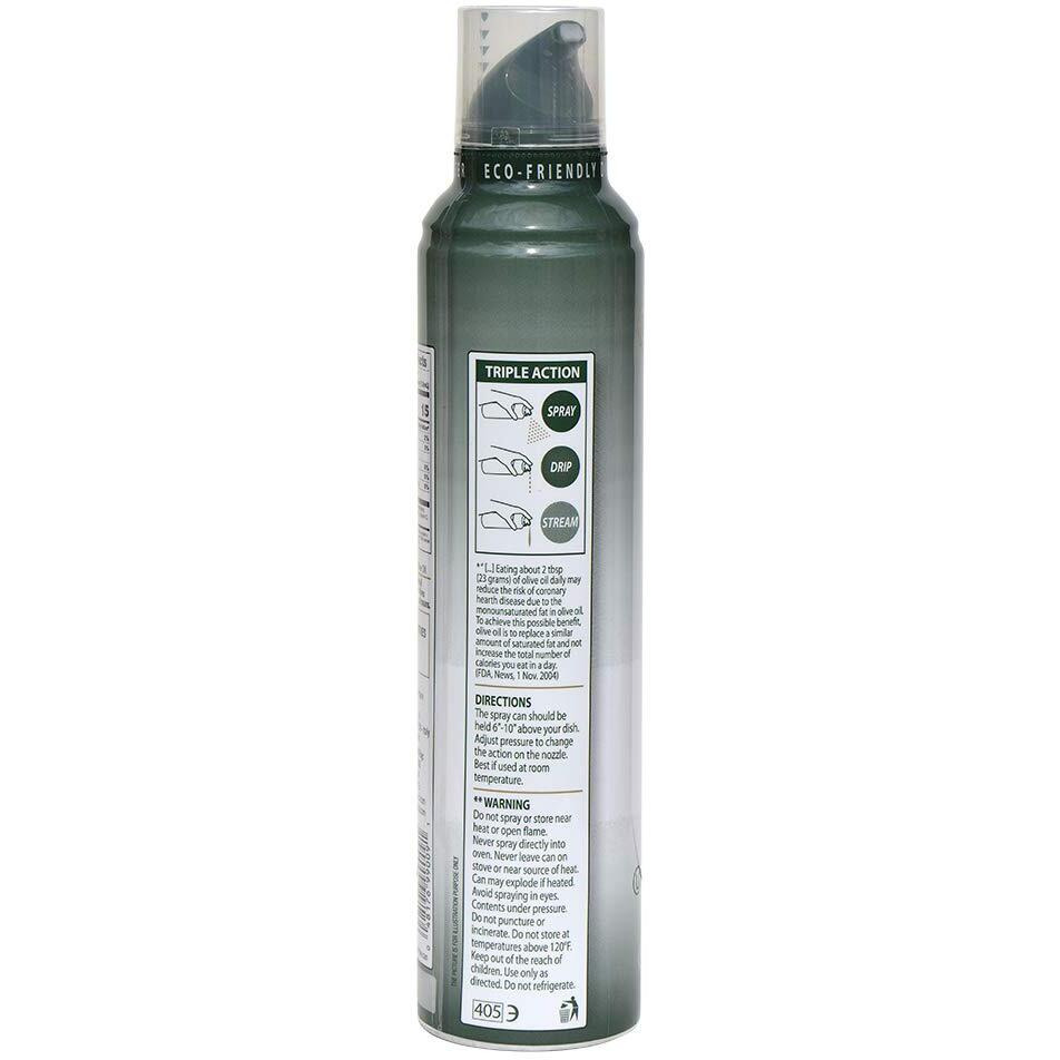 Mantova Extra Virgin Olive Oil Spray 8.5 Oz. Spray Bottle - Manage Oil Amount - Great For Salads & Cooking