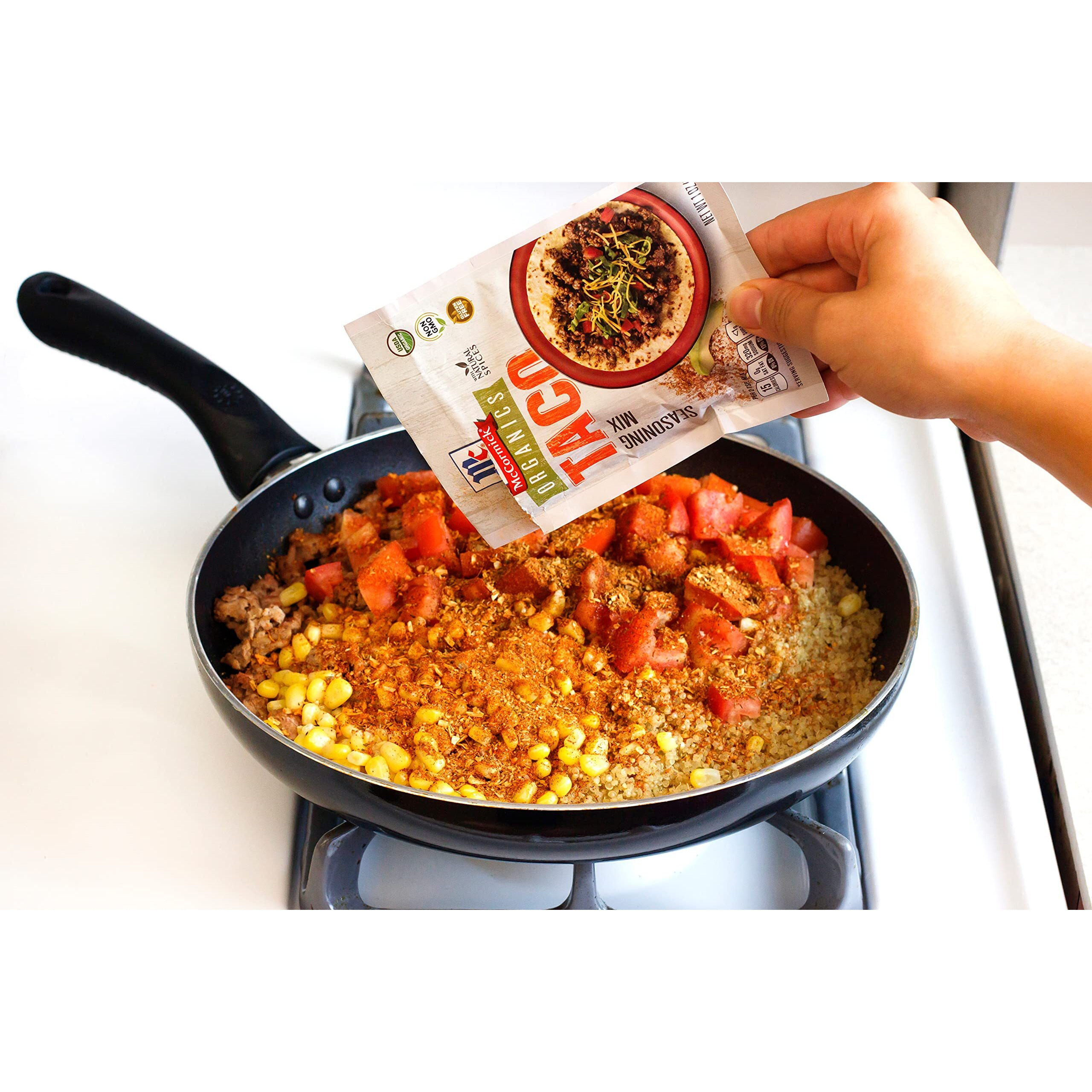Mccormick Organics Taco Seasoning Mix, 1 Oz (Pack Of 12)