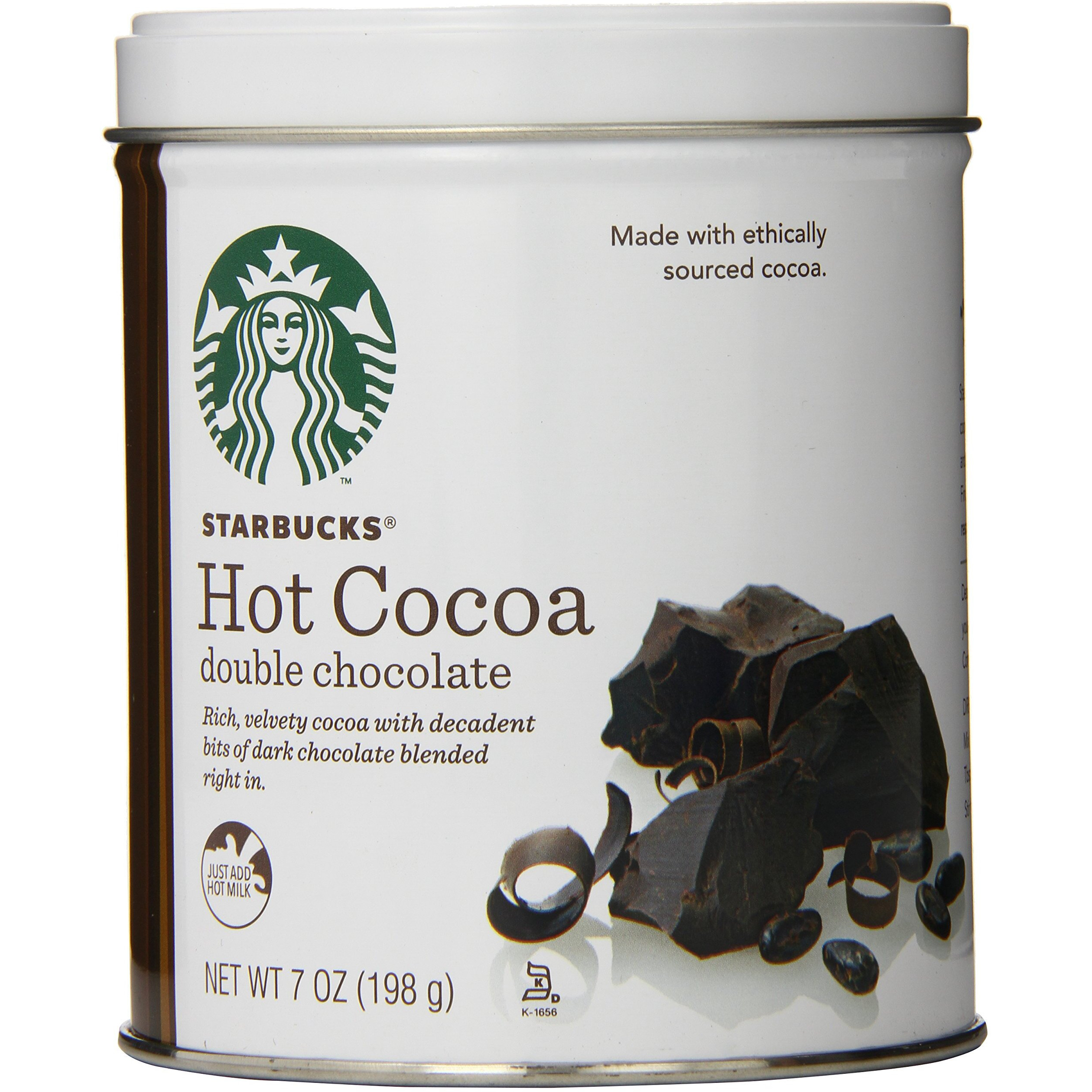Starbucks Hot Cocoa, Double Chocolate, 7 Ounce