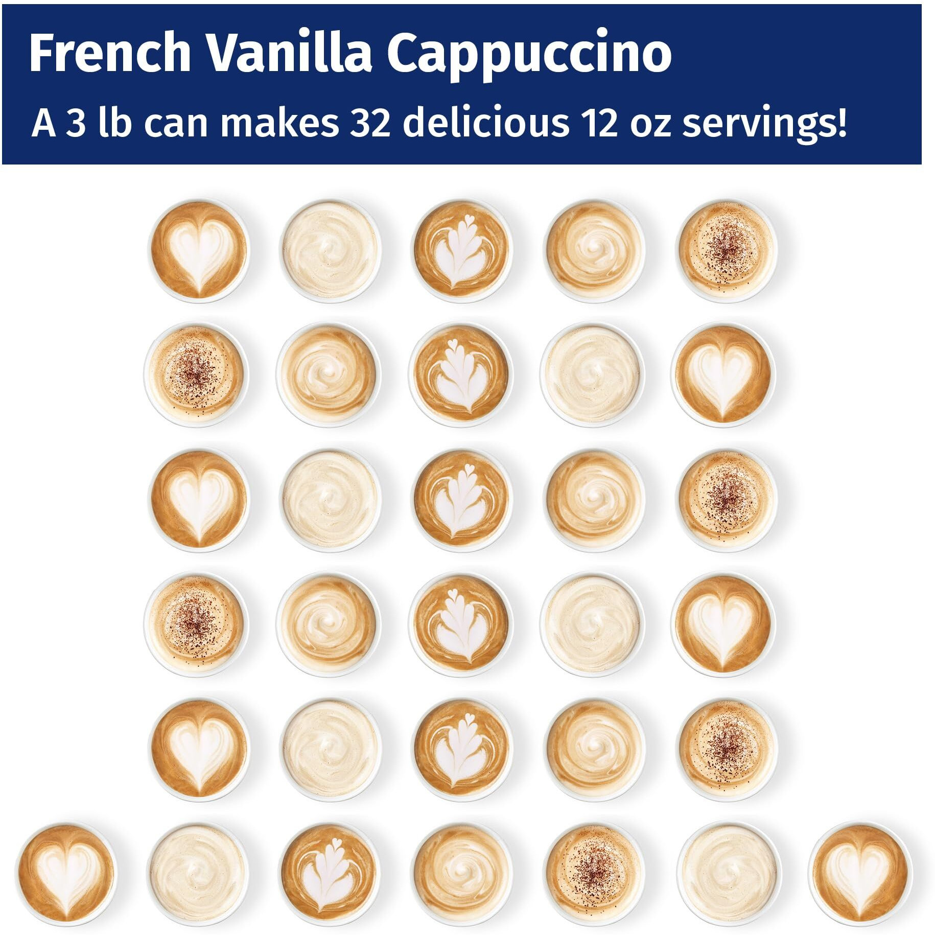 Victorian Inn French Vanilla Cappuccino, 3 Pound (Pack Of 6)