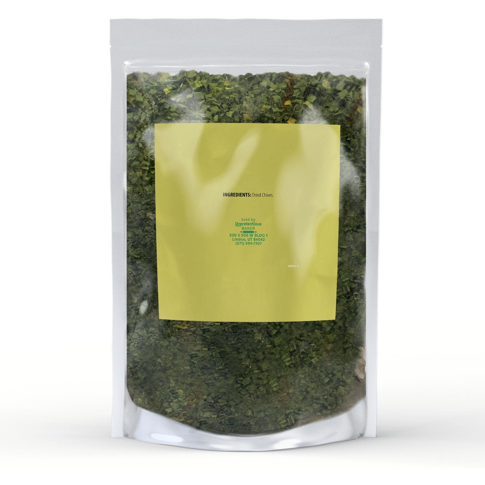 Unpretentious Dried Chives (8Oz) Thin & Delicate, Gourmet Chopped Chives, Great Topping For Soups & Salads