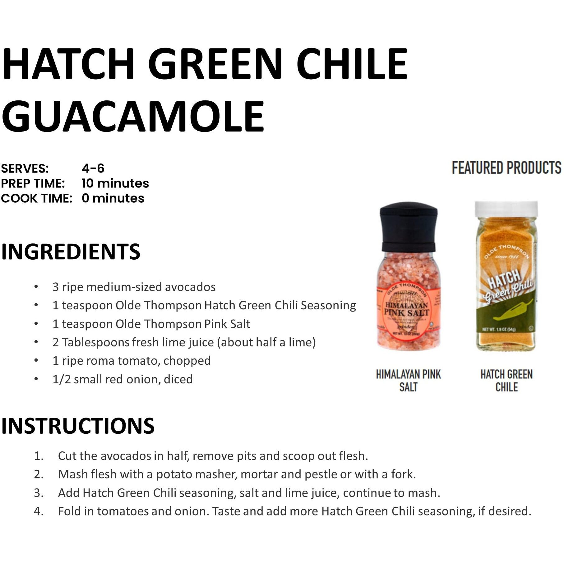 Olde Thompson Hatch Green Chile, 1.9 Ounce