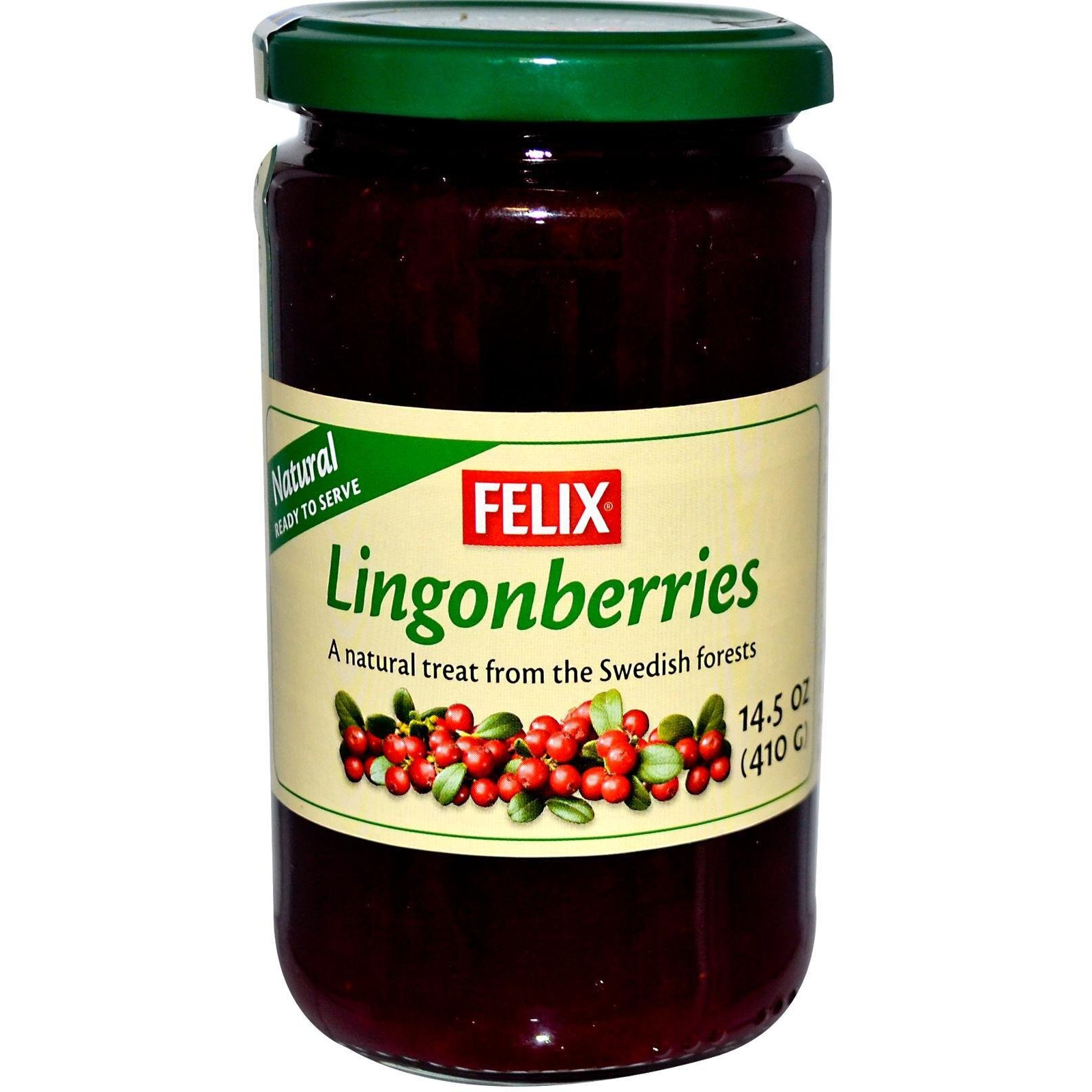 Felix Lingonberries, 14.5-Ounce Bottles (Pack Of 4)
