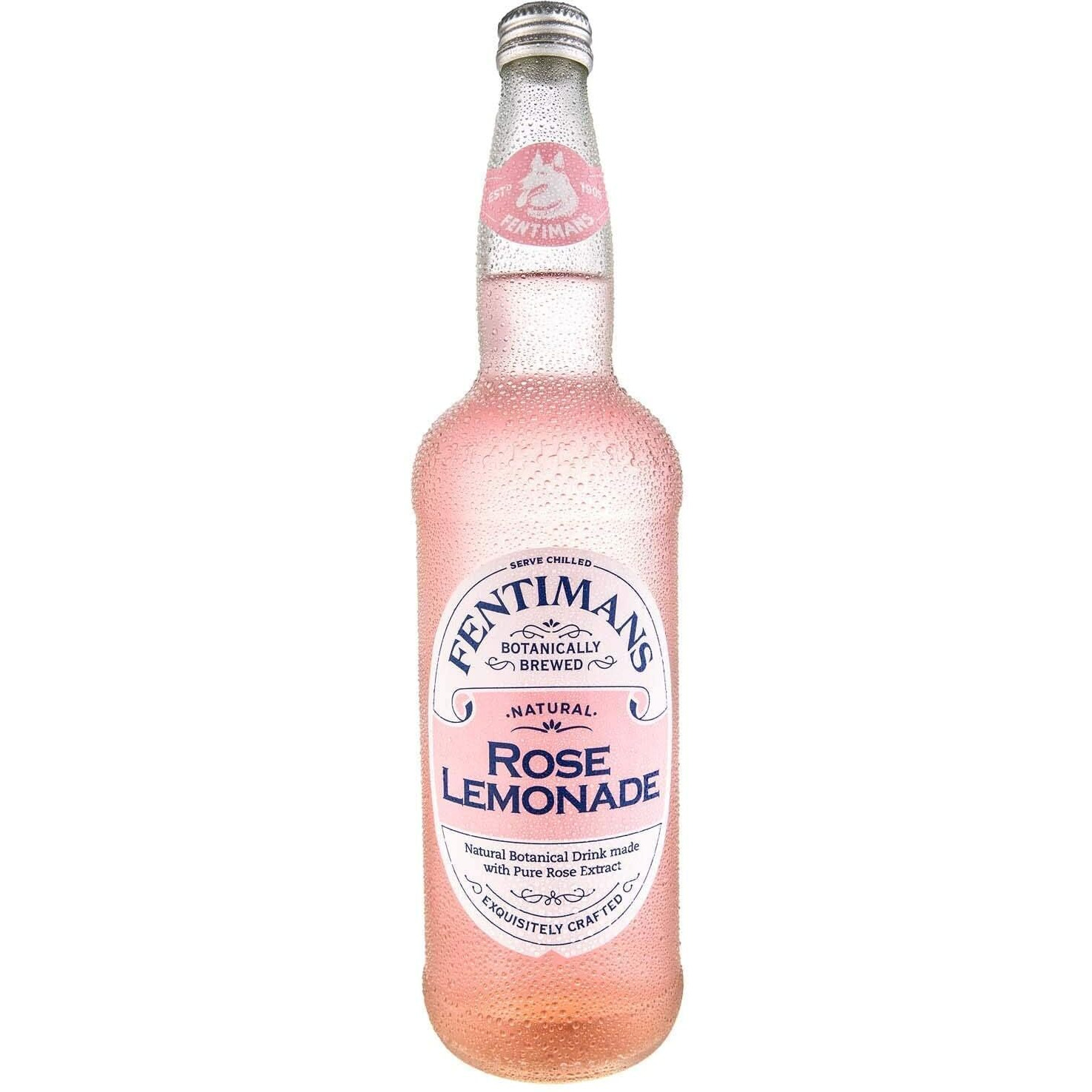 Fentimans Sparkling Rose Lemonade - Sparkling Pink Lemonade With Natural Ingredients & Pure Rose Extract, Mixer, Craft Soda, Botanically Brewed Lemonade - 9.3 Fl Oz (Pack Of 3)