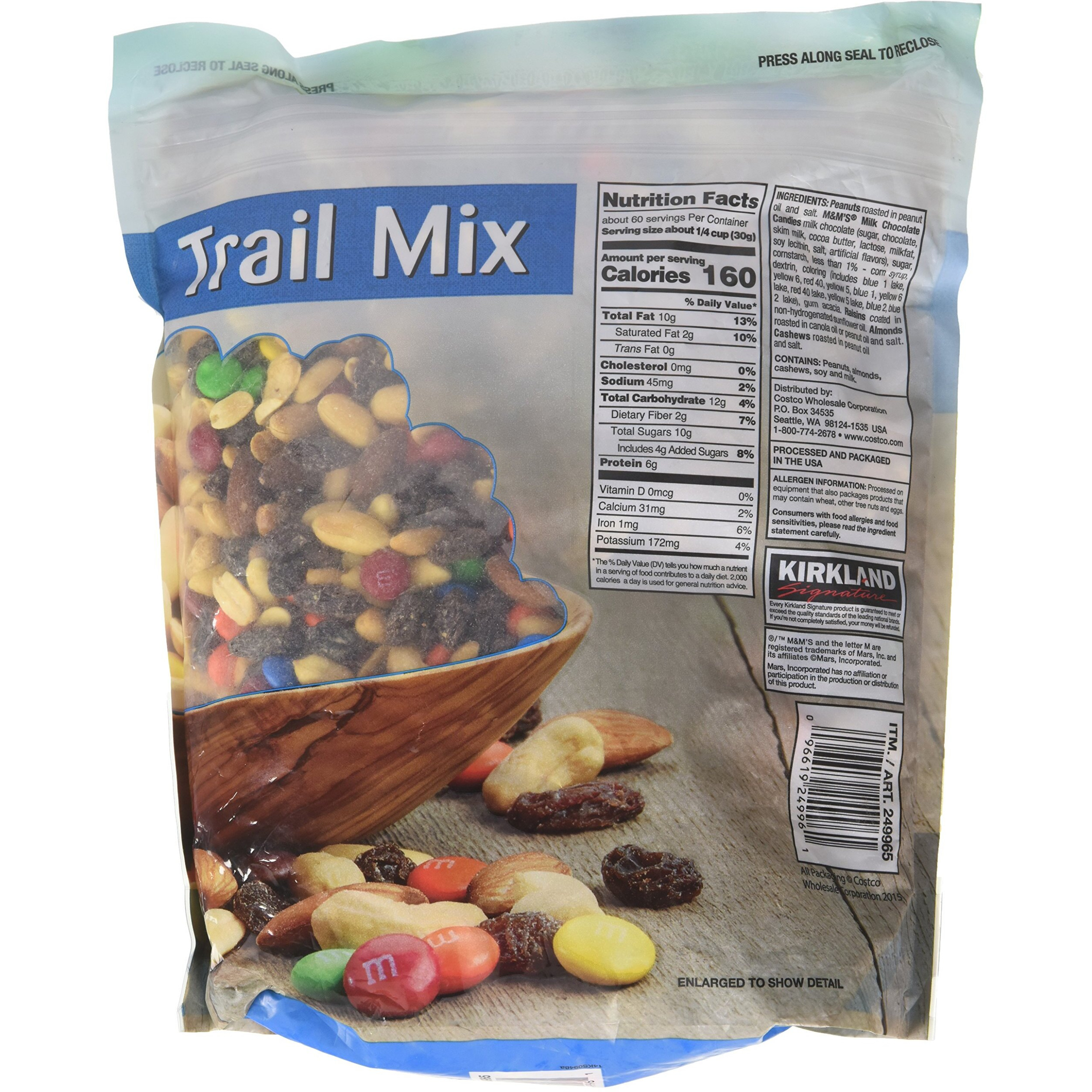 Kirkland Signature Trail Mix 4 Pounds Each (Pack Of 2)