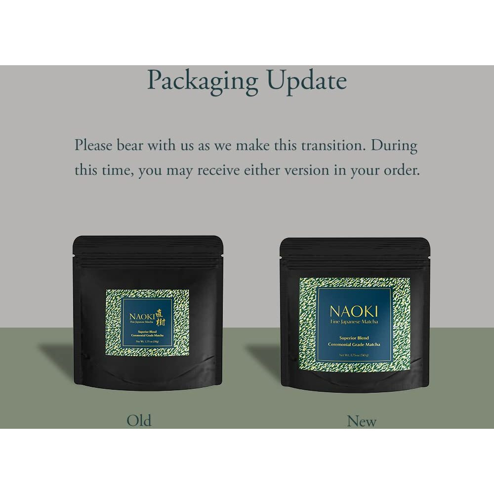 Naoki Matcha Superior Ceremonial Blend - Authentic Japanese First Harvest Ceremonial Grade Matcha Green Tea Powder From Uji, Kyoto (50G / 1.75Oz)