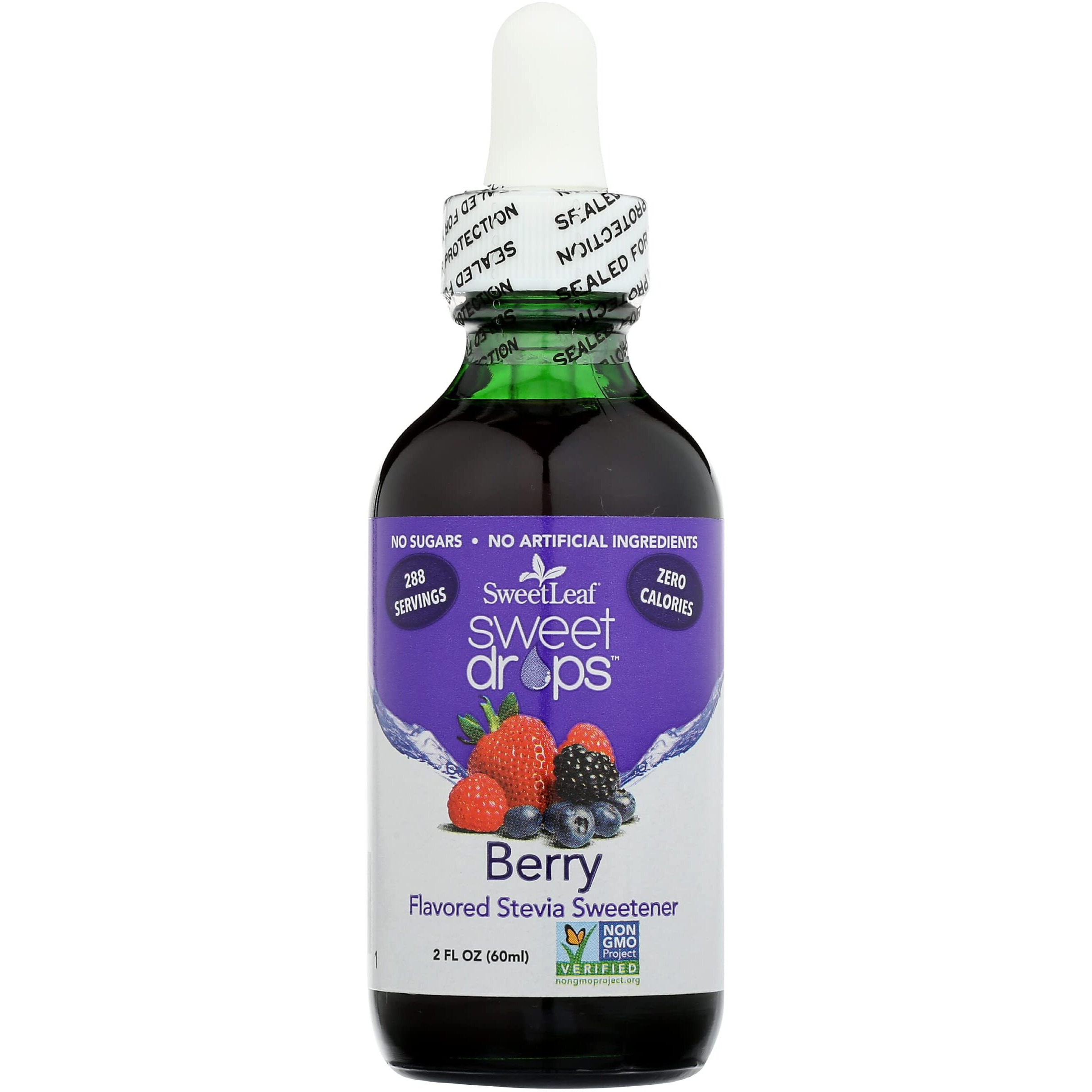 Sweetleaf Natural Sweet Drops Sweetener, Berry, Non-Gmo, 2 Fl Oz (Pack Of 3)