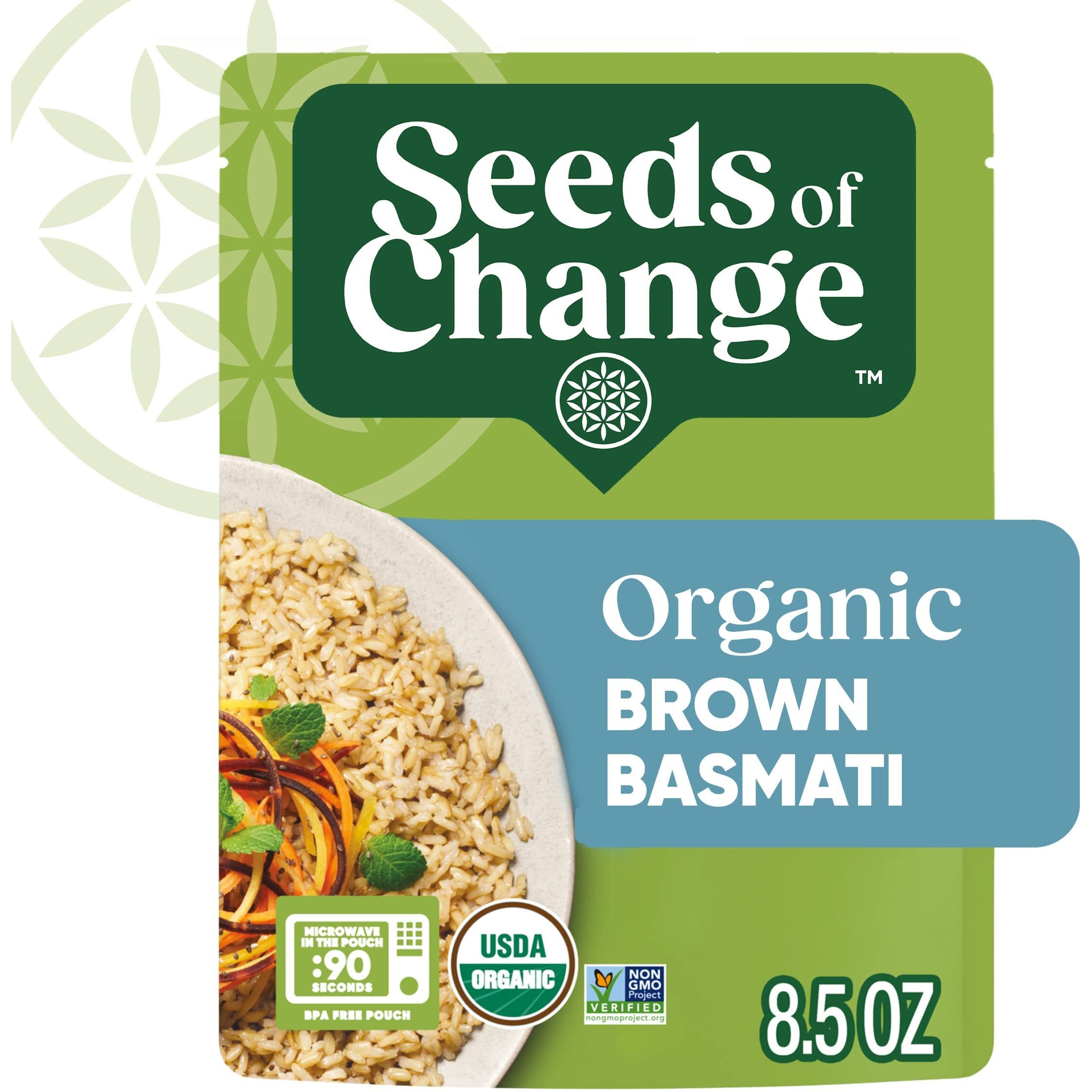 Seeds Of Change Organic Brown Basmati Rice 8.5 Ounce (Pack Of 12)