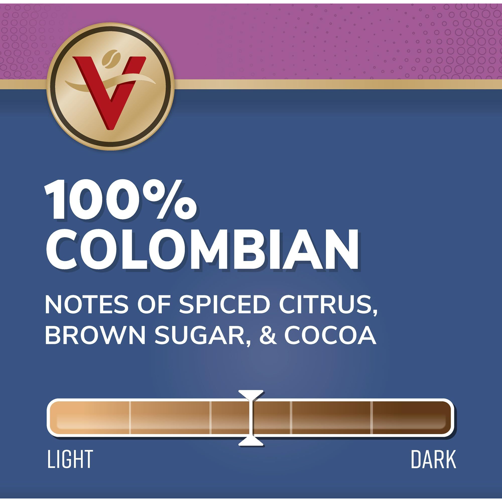 Victor Allen's Coffee 100% Colombian, Medium Roast, 42 Count, Single Serve Coffee Pods For Keurig K-Cup Brewers