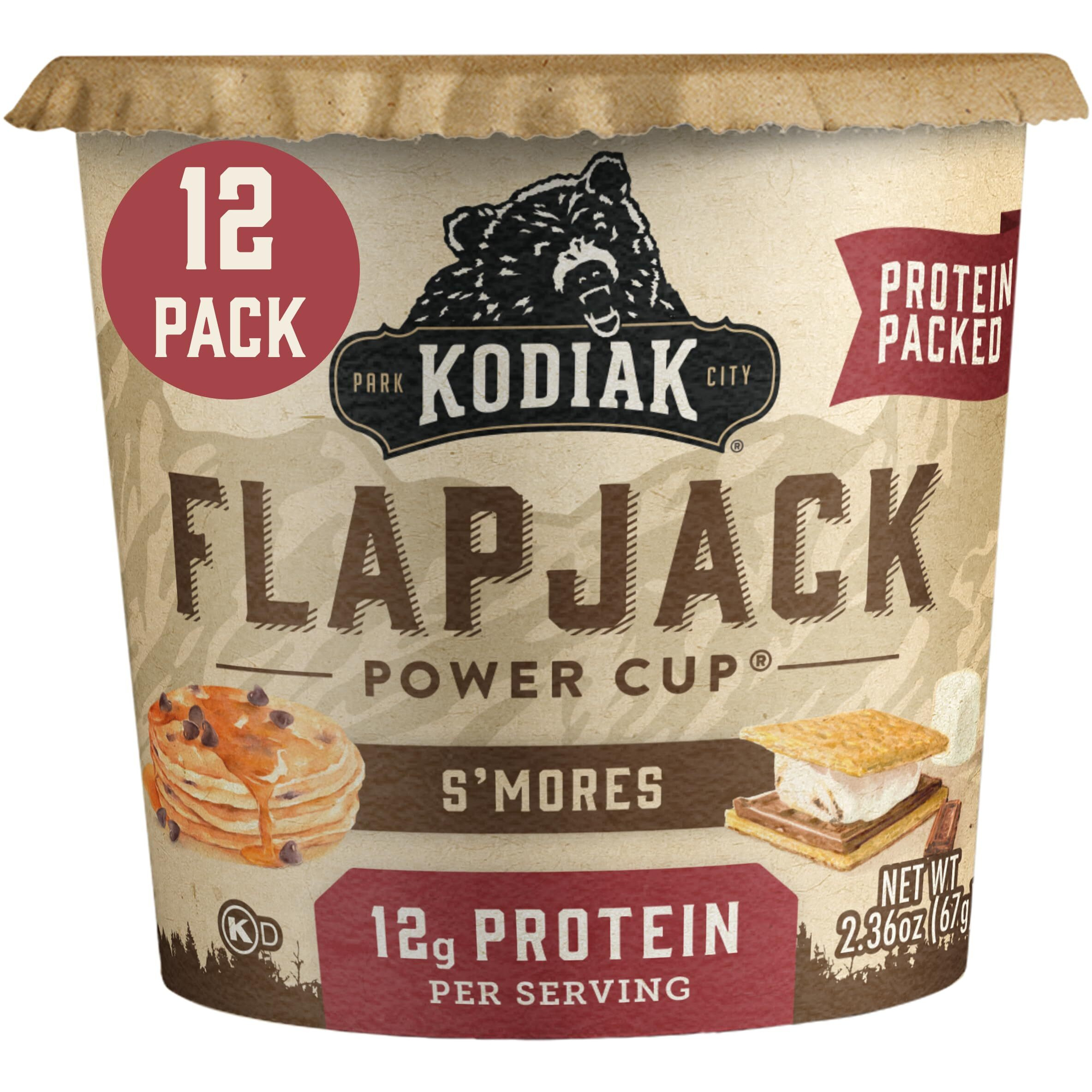 Kodiak Cakes Pancake On The Go, S'Mores, 2.36 Oz (Pack Of 12)