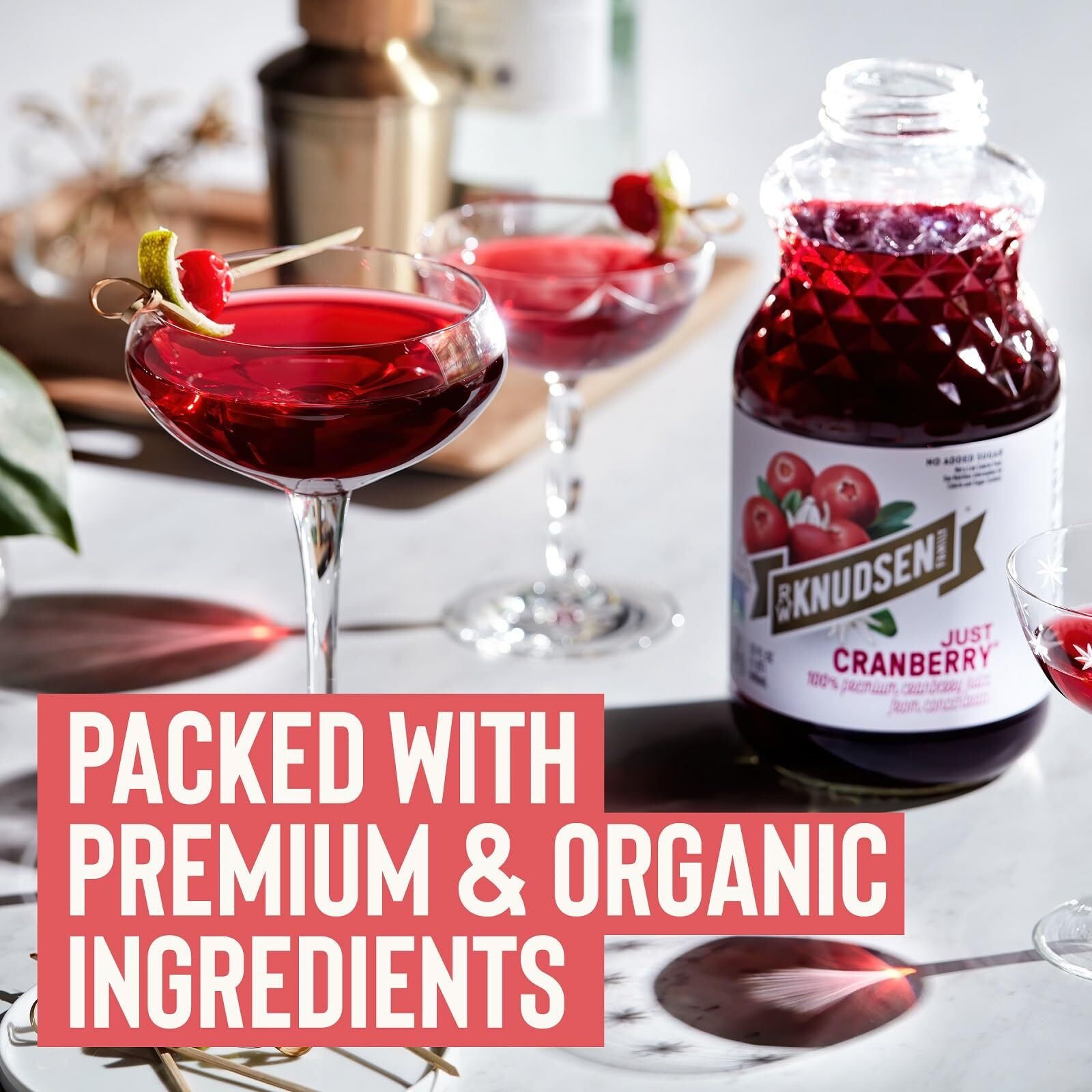 R.W. Knudsen Organic Just Cranberry Juice, 32 Fl Oz (Pack Of 6)