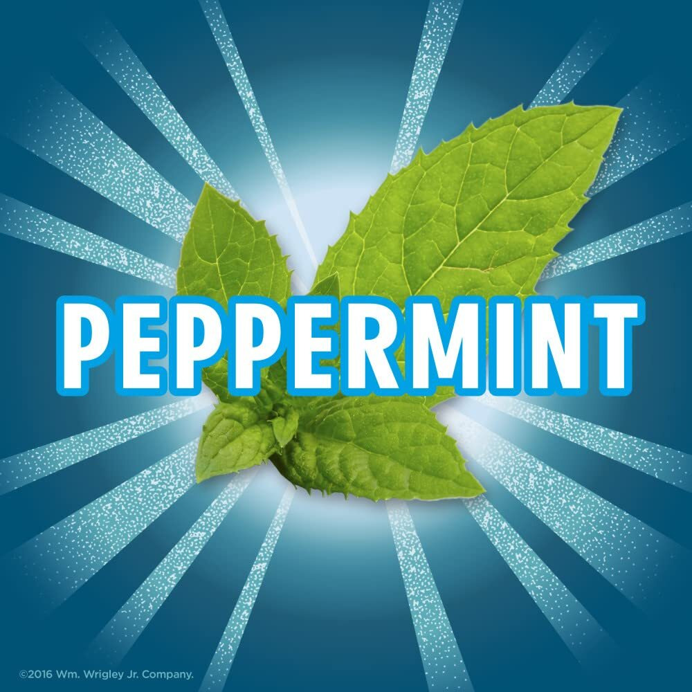 Eclipse Gum Peppermint Sugar Free Chewing Gum, 18 Pieces (8 Packs)