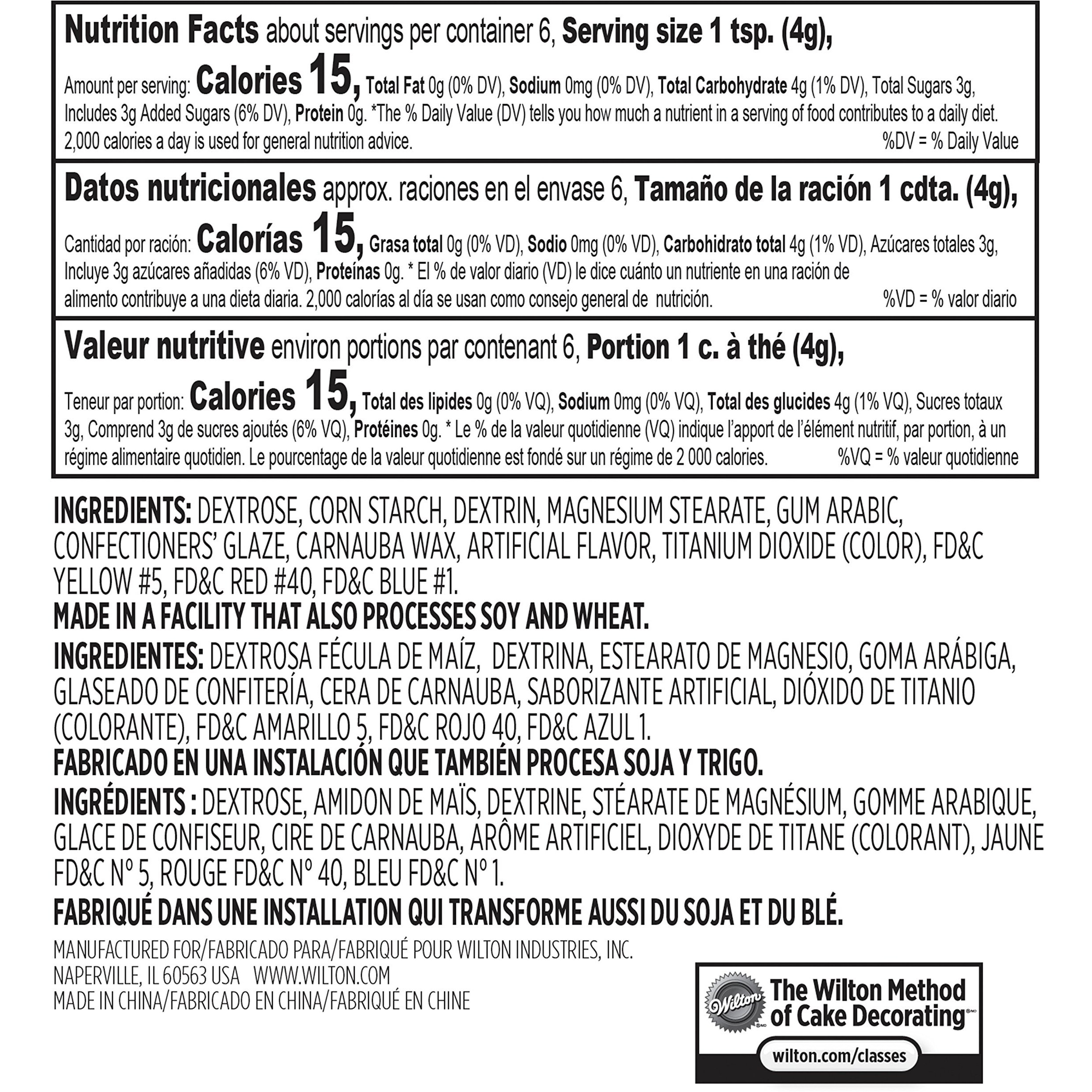 Wilton Edible Candy Eyeballs, 0.88 Oz.
