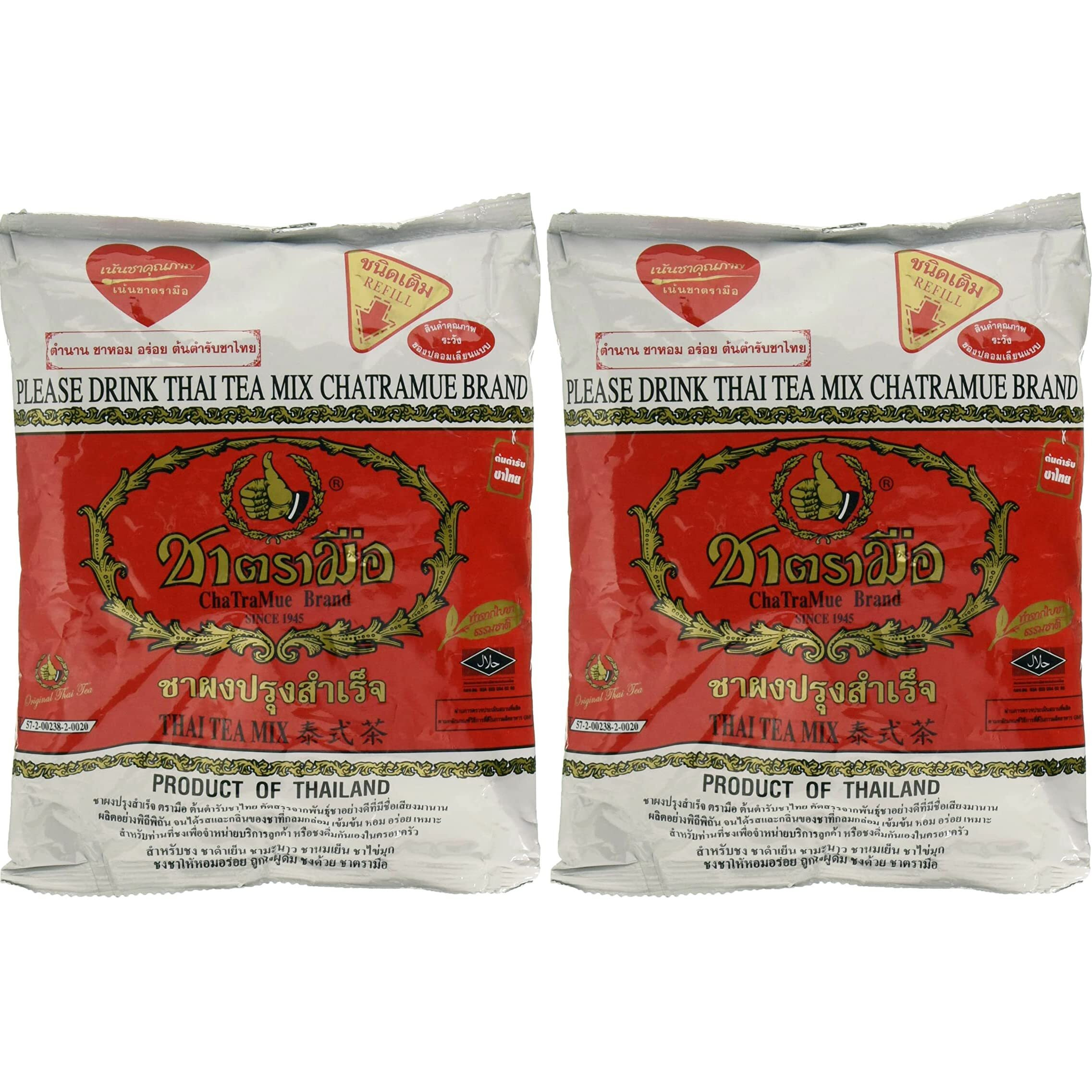 Number-One Chatramue Original Thai Iced Tea Mix 400G Bag, Pack Of 2
