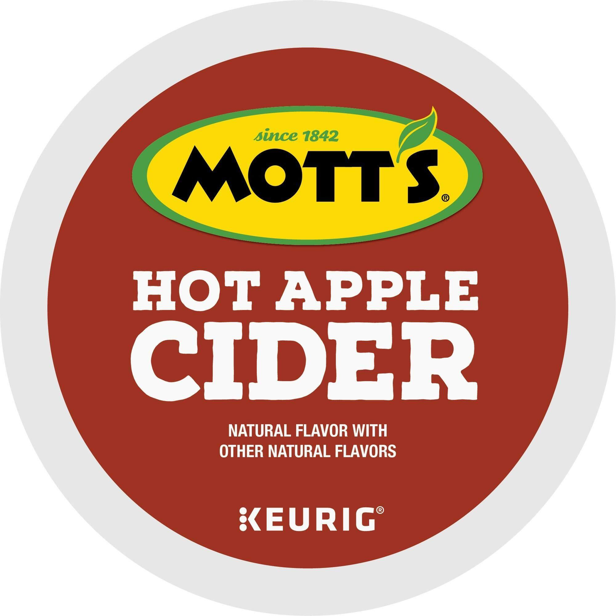 Mott's Hot Apple Cider, Keurig Single-Serve K-Cup Pods, 12 Count